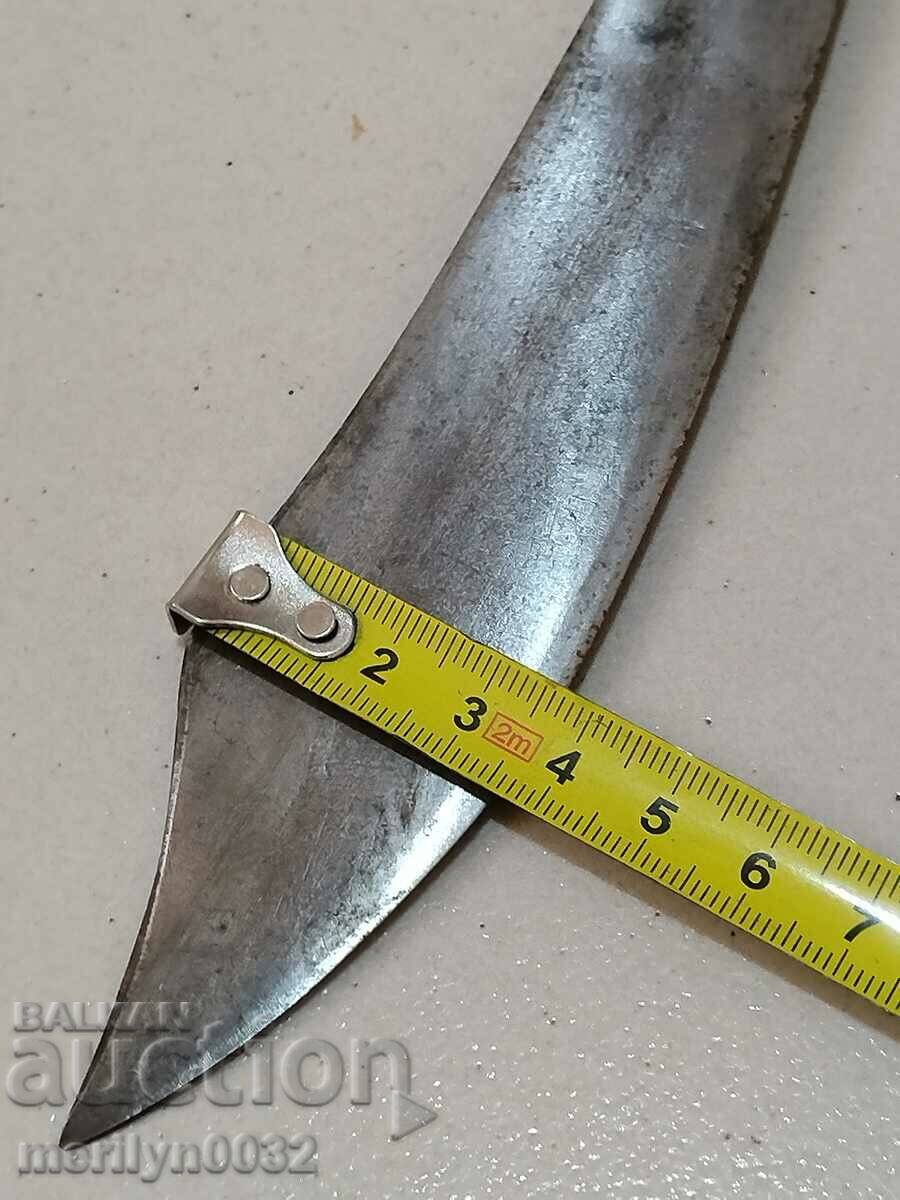 An old butcher's knife without a karakulak - 5 An old butcher's knife without a karakulak - 5