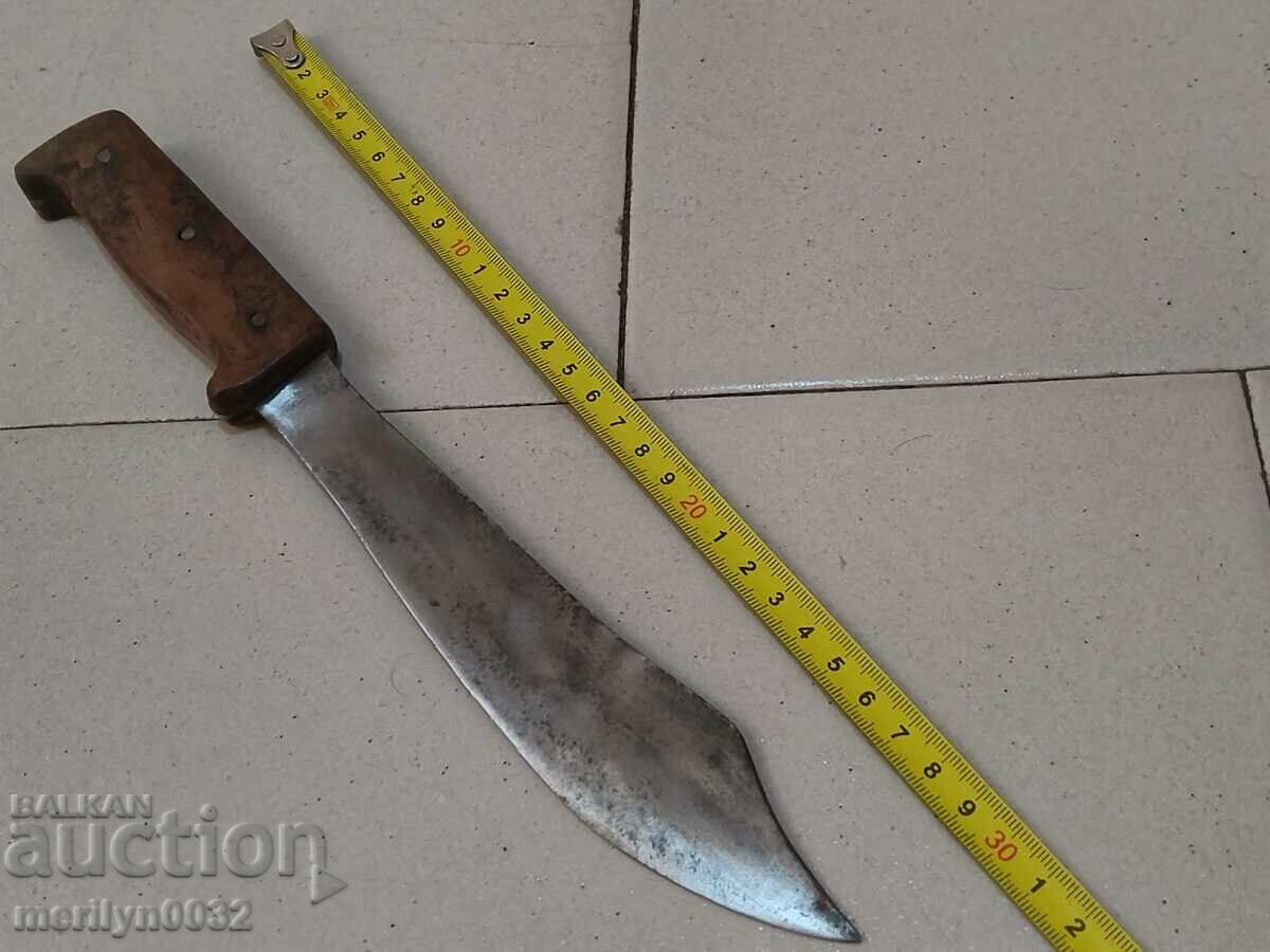 An old butcher's knife without a karakulak - 6 An old butcher's knife without a karakulak - 6