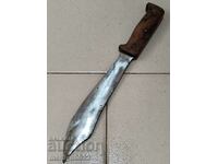 An old butcher's knife without a karakulak