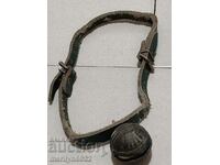 Bronze "nut" type horse cart bell - 19th century