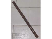 Old wrought yardstick, wrought iron, cloth yardstick, measure