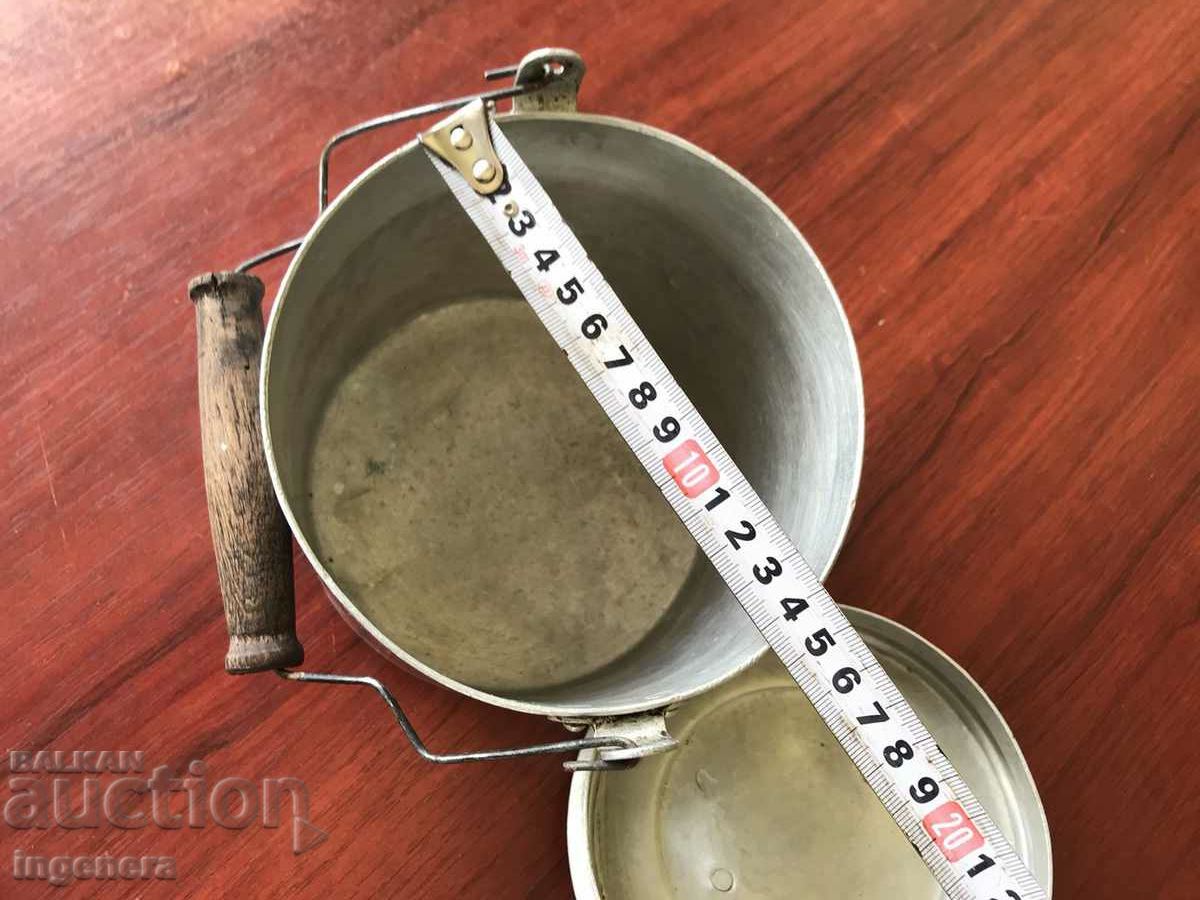 Delivery of DISH SOLID ALUMINUM BOILER ANTIQUE BULGARIA Delivery of DISH SOLID ALUMINUM BOILER ANTIQUE BULGARIA