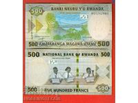 RWANDA RWANDA Έκδοση 500 Φράγκων - τεύχος 2019 NEW UNC