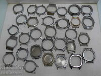 Lot of cases for wristwatches, various models