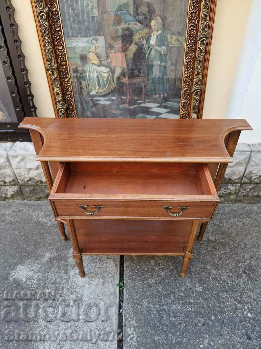 Чудесна антикварна френска конзолна масичка масив - 6