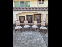 Beautiful antique Belgian Baroque chairs