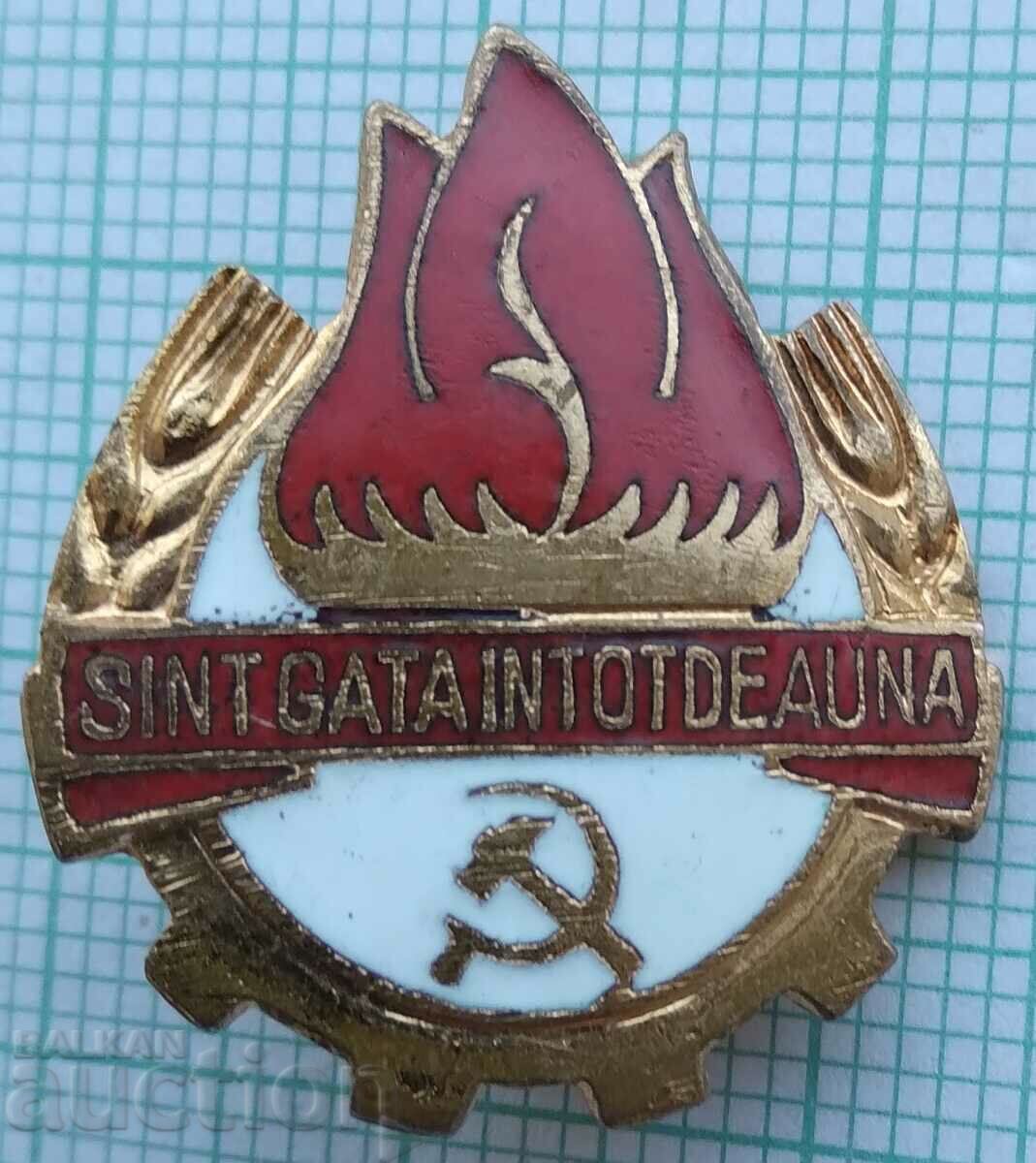 Παράδοση 16956 Πάντα έτοιμος - πρωτοπόρος οργανισμός Ρουμανία - σμάλτο Παράδοση 16956 Πάντα έτοιμος - πρωτοπόρος οργανισμός Ρουμανία - σμάλτο