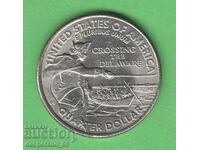 (¯`'•.¸ 25 cents 2021 P USA (Crossing the Delaware) aUNC