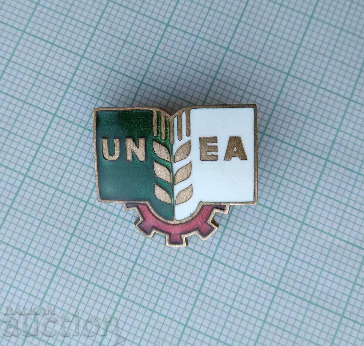 Auction 16967 Badge - UNEA - bronze enamel Auction 16967 Badge - UNEA - bronze enamel