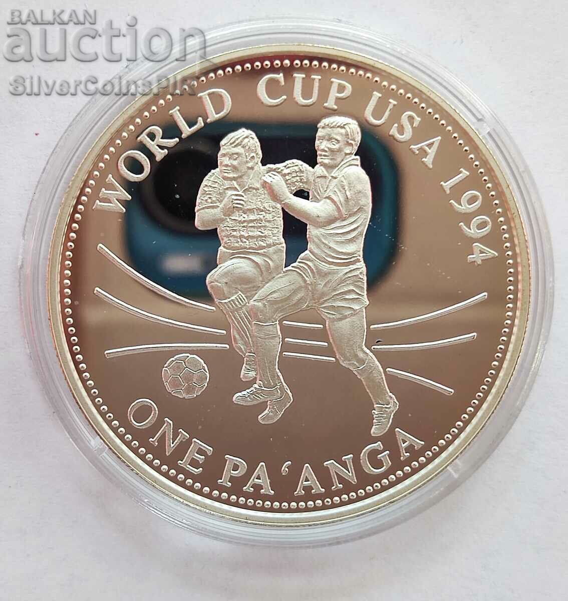 Silver 1 Pengo World Football 1994 Tonga