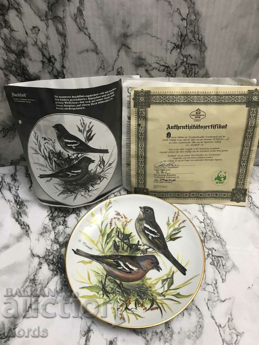 Collector's plate with certificate Germany