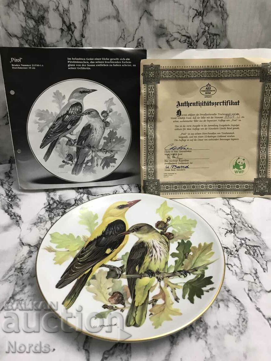 Collector's plate with certificate Germany