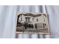 Photo Simitli Officers in front of a newly built house 1939