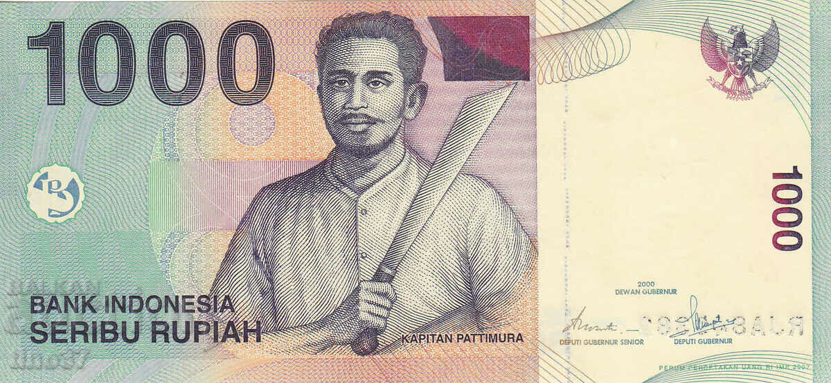 tino37- INDONESIA - 1000 RUPIES - 2000 - UNC with price 1.00 BGN | € 0.51