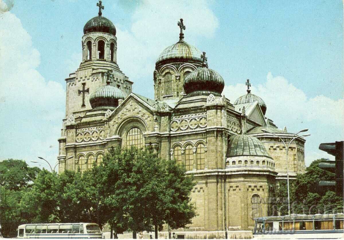 Carte poștală veche - Varna, Biserica Sfintei Maicii Domnului