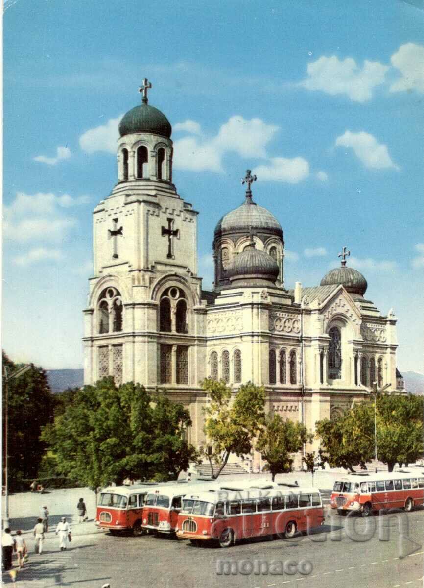 Carte poștală veche - Varna, Biserica Sfintei Maicii Domnului