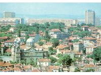 Old postcard - Burgas, General view