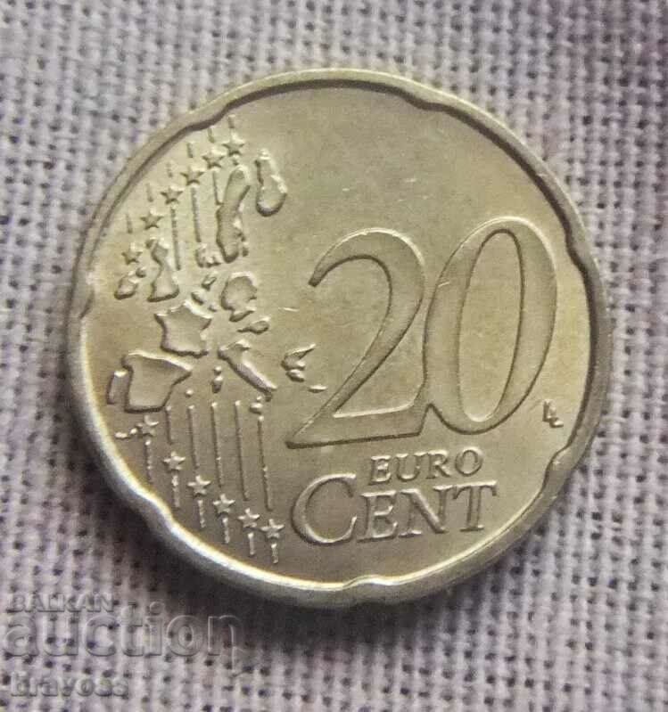 Germany- 20 c 2004 D with price 0.60 BGN | € 0.31 Germany- 20 c 2004 D with price 0.60 BGN | € 0.31