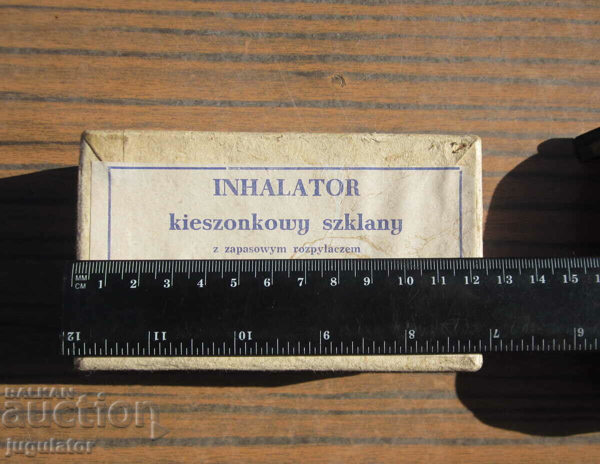 old medical inhaler unused with box and instructions - 7