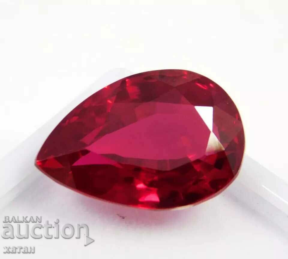 BZC! 16.50 ct. natural corundum ruby cert VGTL of 1 st.!