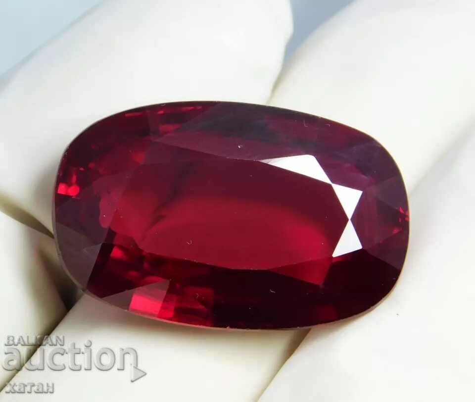 BZC! 45.50 ct. natural corundum ruby cert VGTL of 1 st.!