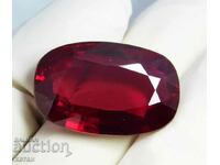 BZC! 45.50 ct. natural corundum ruby cert VGTL of 1 st.!