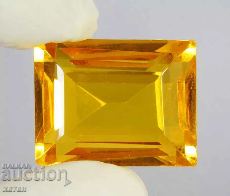 BZC! 69,20 ct topaz imperial natural certificat VGTL de 1 st!