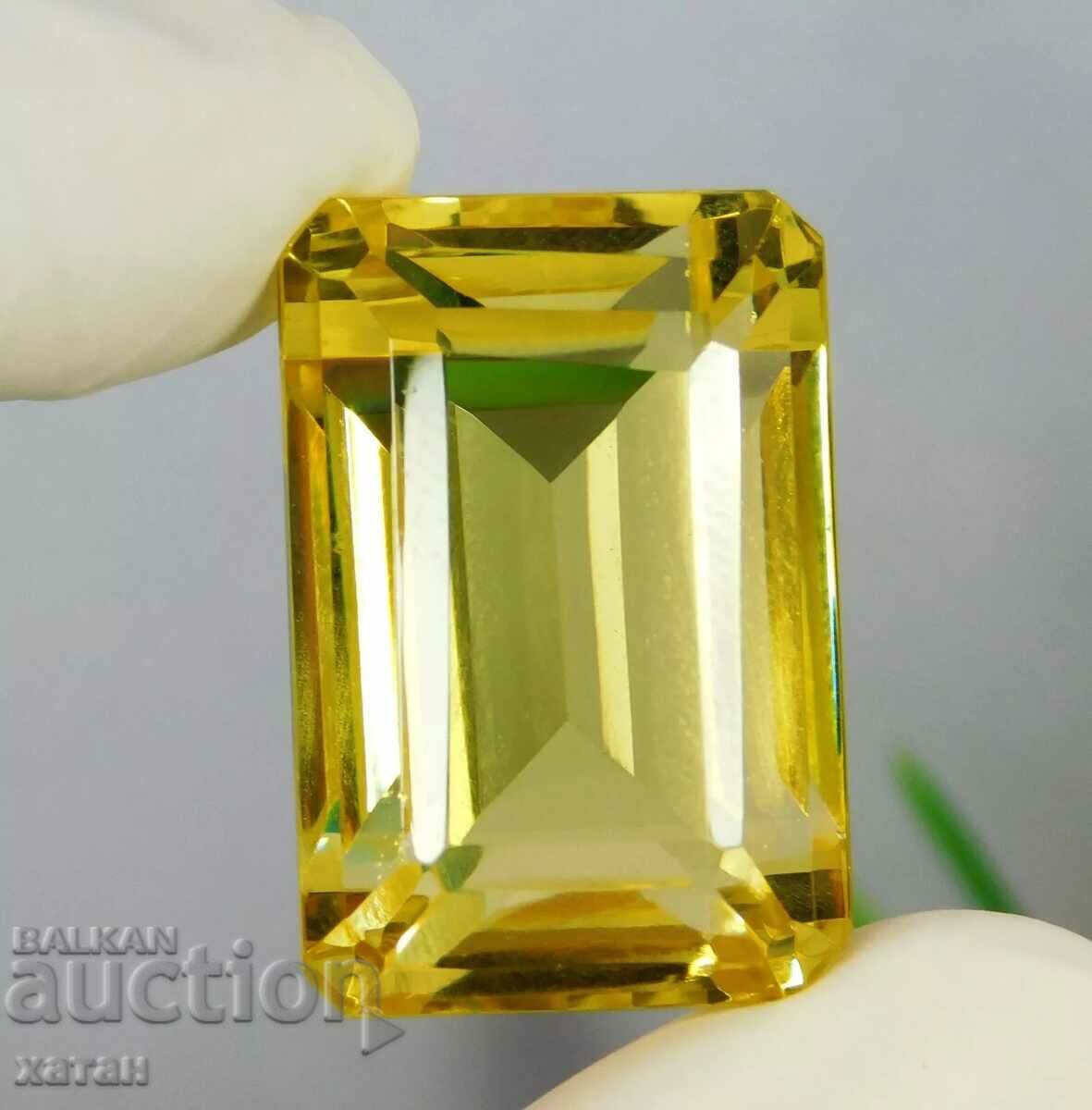 BZC! 66.35 ct Natural Imperial Topaz Cert VGTL from 1 st!