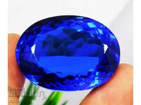 BZC! 141.45 ct. natural tanzanite cert OMGTL of 1 tbsp.!