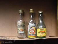 SMALL BOTTLES collection, #6–brandy from Croatia and cognac/FRG/