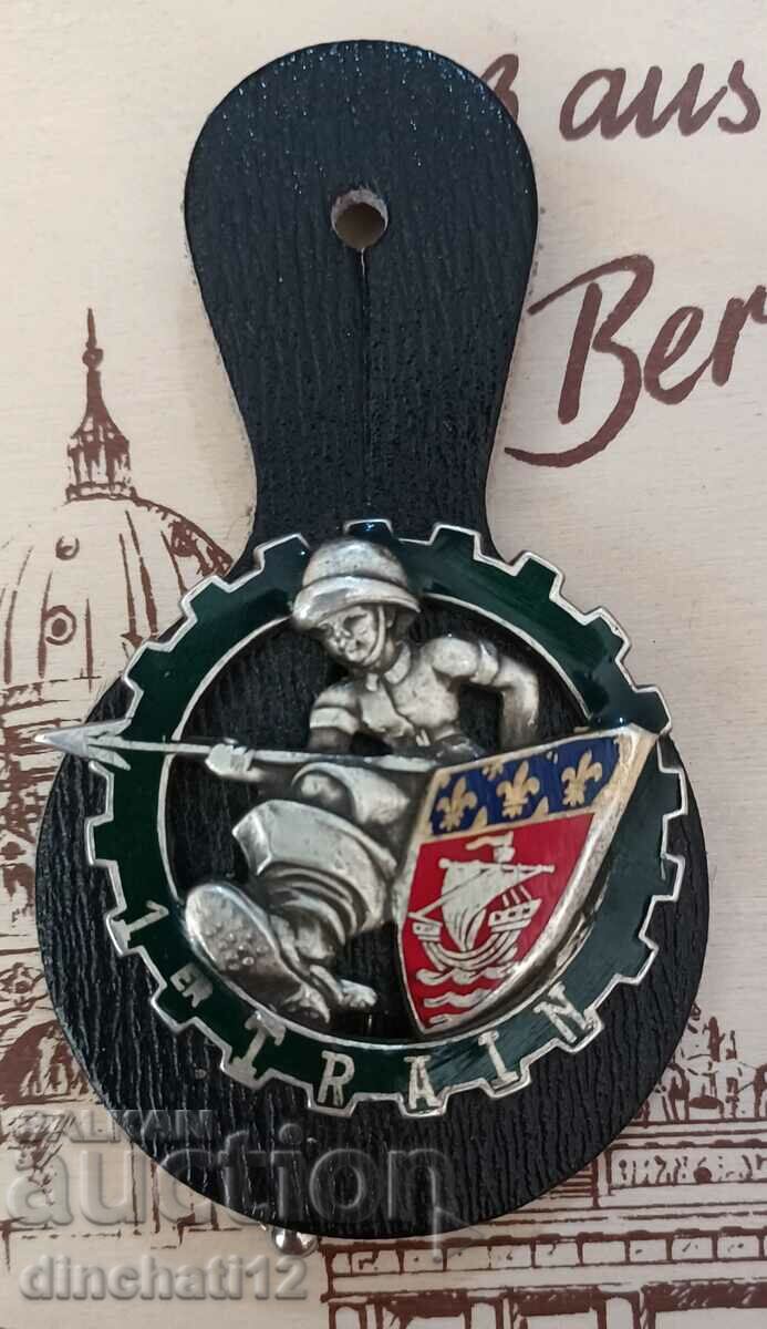 Military Badge. 1 ER TRAIN - Railway troops France Train - 5 Military Badge. 1 ER TRAIN - Railway troops France Train - 5