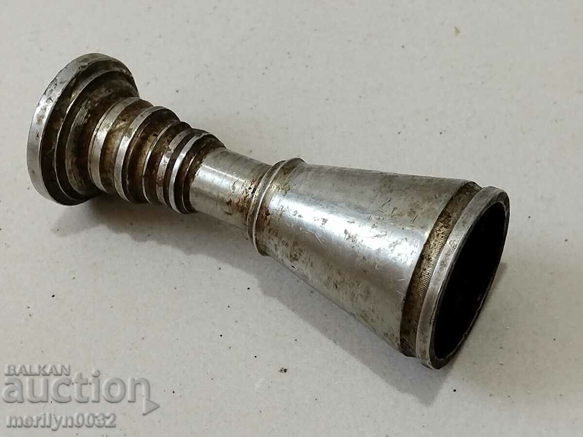 Auction Old Bulgarian candle holder for one candle Auction Old Bulgarian candle holder for one candle