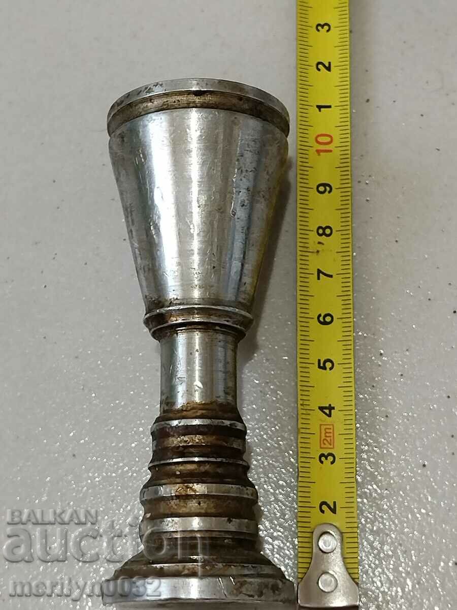 Old Bulgarian candle holder for one candle - 5 Old Bulgarian candle holder for one candle - 5