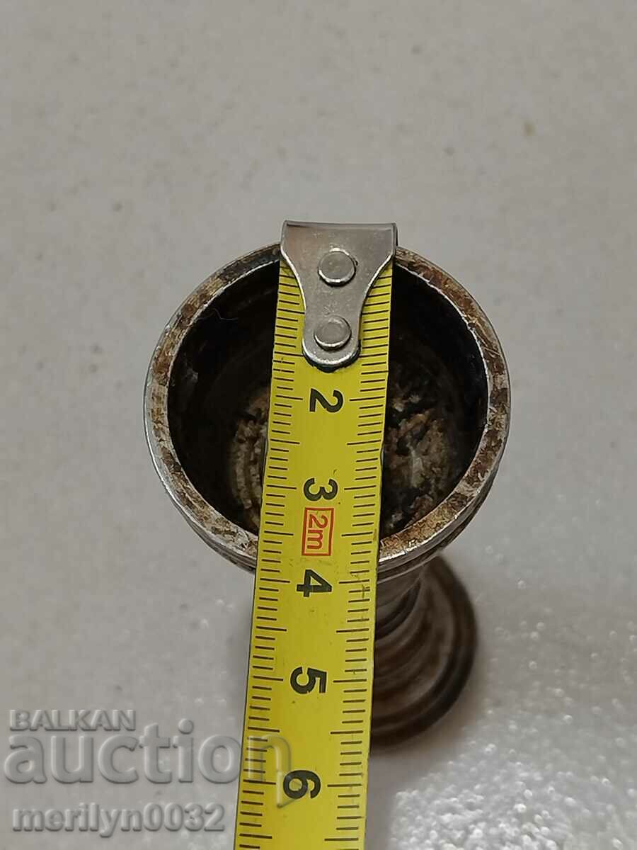 Old Bulgarian candle holder for one candle - 6 Old Bulgarian candle holder for one candle - 6