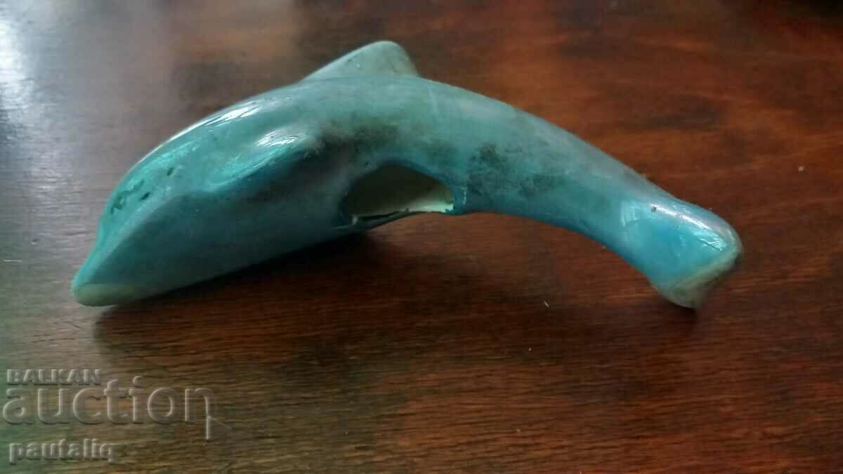Auction STATUETTE DOLPHIN PORCELAIN Auction STATUETTE DOLPHIN PORCELAIN