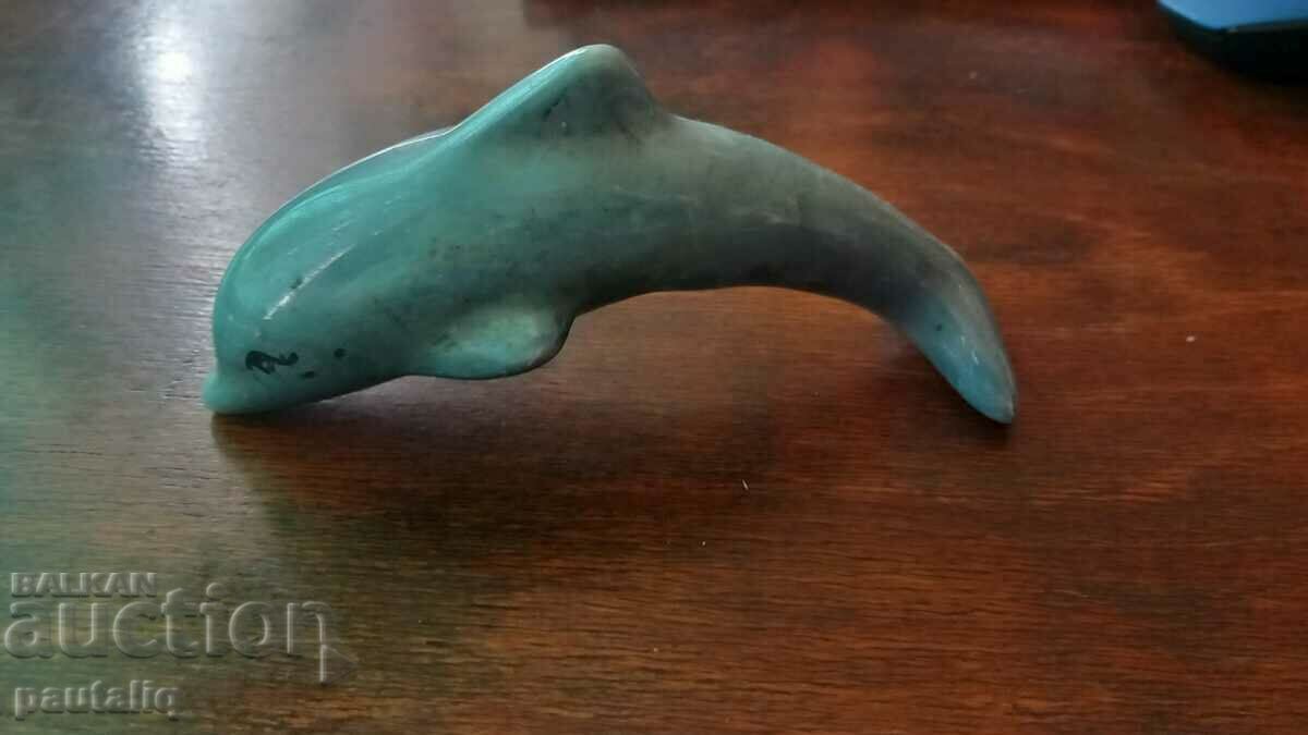 STATUETTE DOLPHIN PORCELAIN