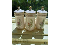 The Flower Fairy Spice Jars Gresham UK Botanica