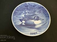 Porcelain vintage wall plate