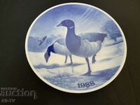 Porcelain vintage wall plate