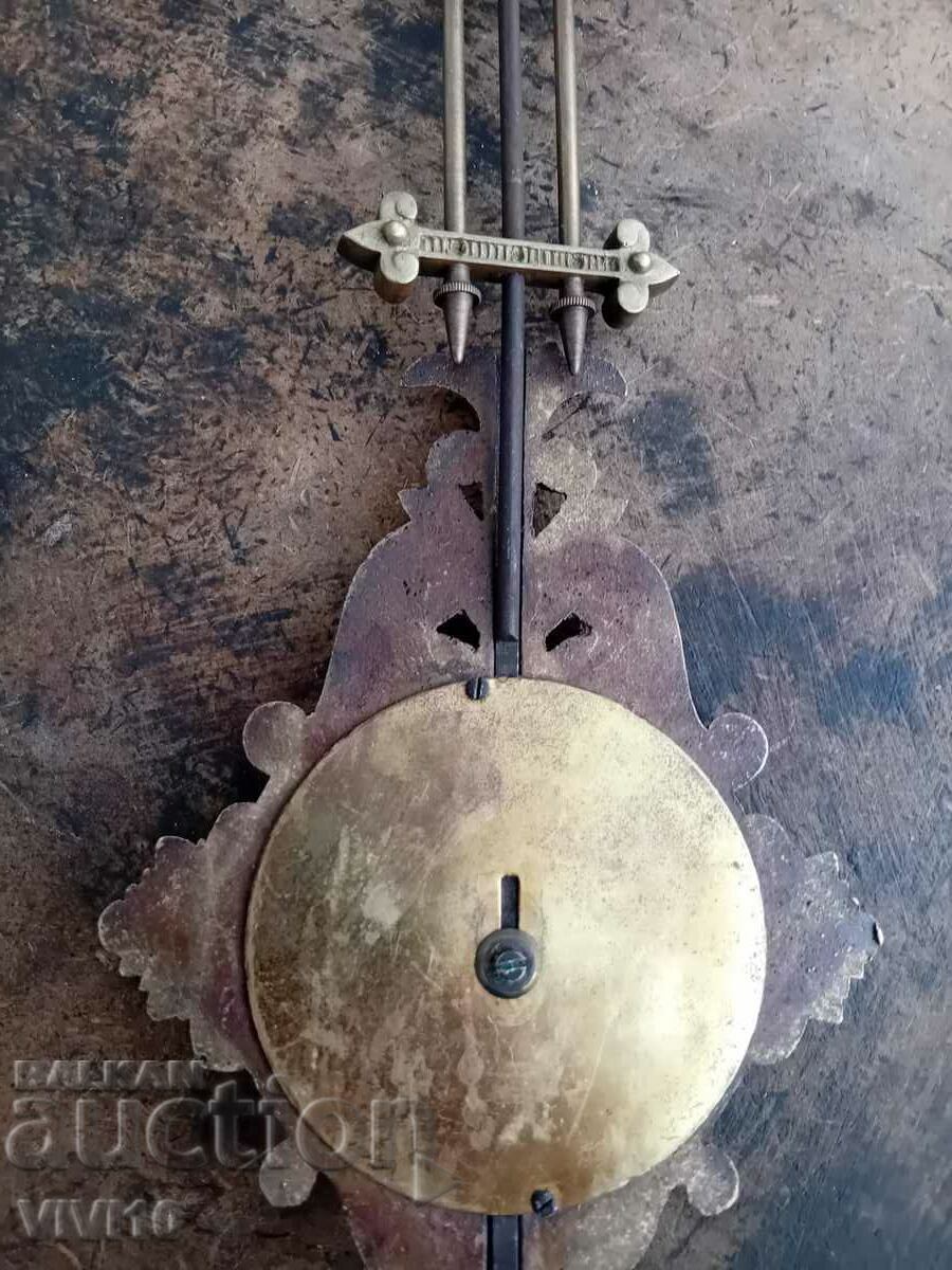 Auction  Pendulum for wall clock, bronze
