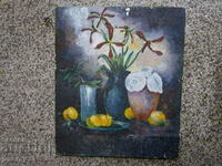 Still life m.b. canvas 43x55 cm.