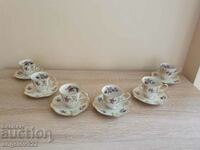 Zeh Scherzer Bavarian Porcelain Coffee Cups