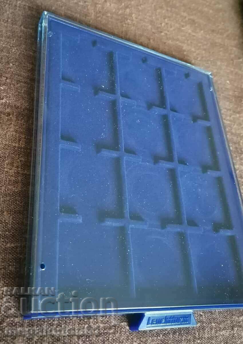 PVC box for 12 coins (cardboards), second hand (used) with price 10.00 BGN | € 5.11 PVC box for 12 coins (cardboards), second hand (used) with price 10.00 BGN | € 5.11