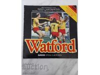 Football program - Watford - Levski - Spartak 1983