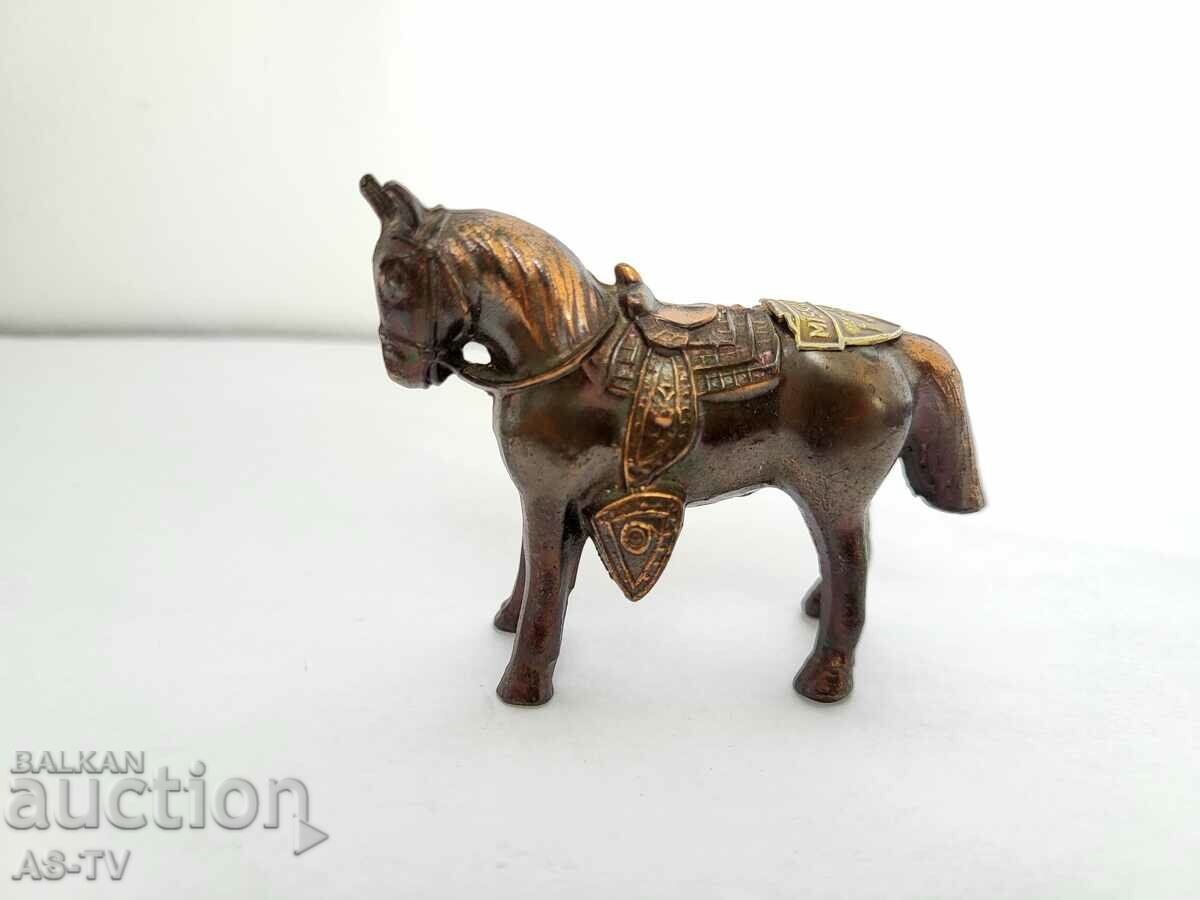 Old metal Missouri horse figurine