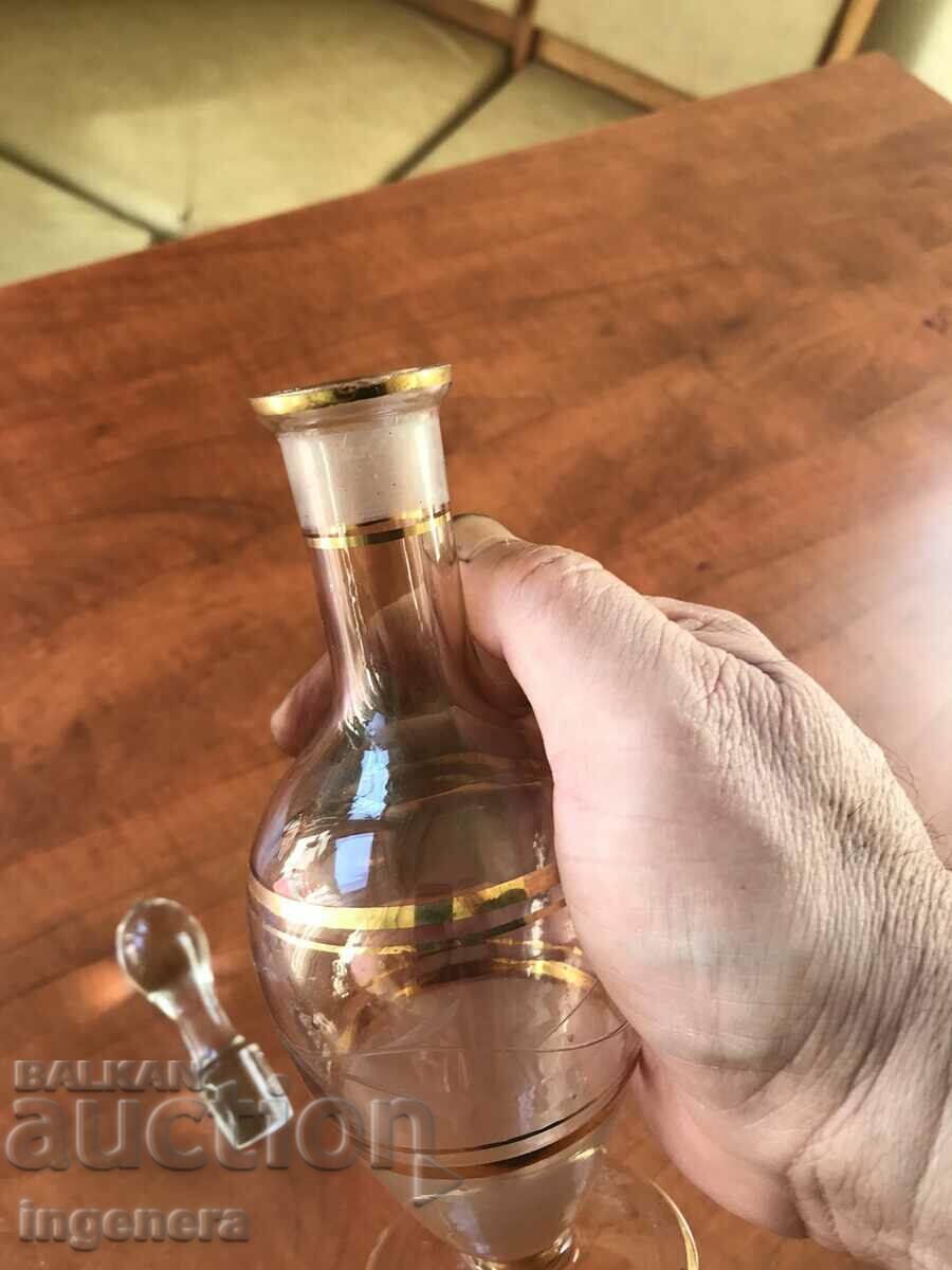 Auction SOCA BOTTLE THIN WALL FOR BRANDY ENGRAVED GOLD Auction SOCA BOTTLE THIN WALL FOR BRANDY ENGRAVED GOLD