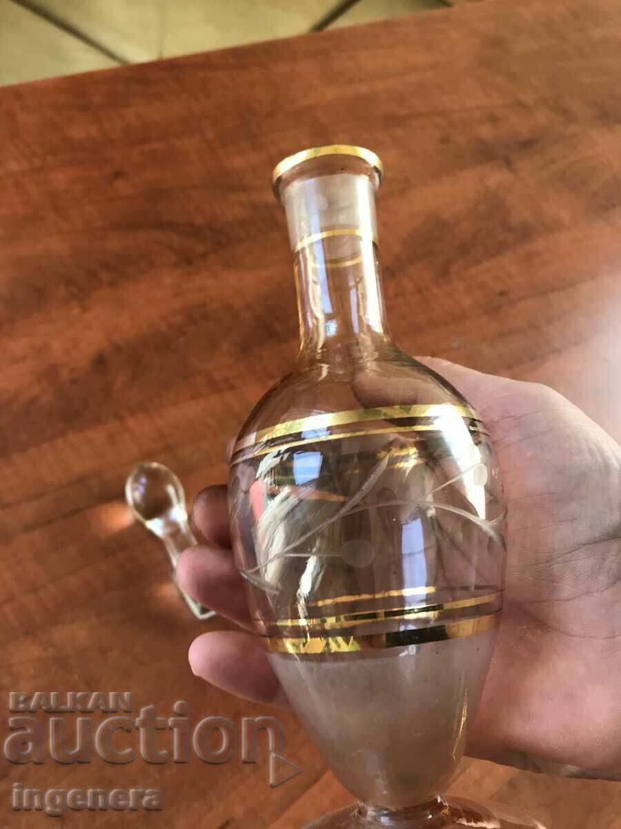SOCA BOTTLE THIN WALL FOR BRANDY ENGRAVED GOLD - 5 SOCA BOTTLE THIN WALL FOR BRANDY ENGRAVED GOLD - 5