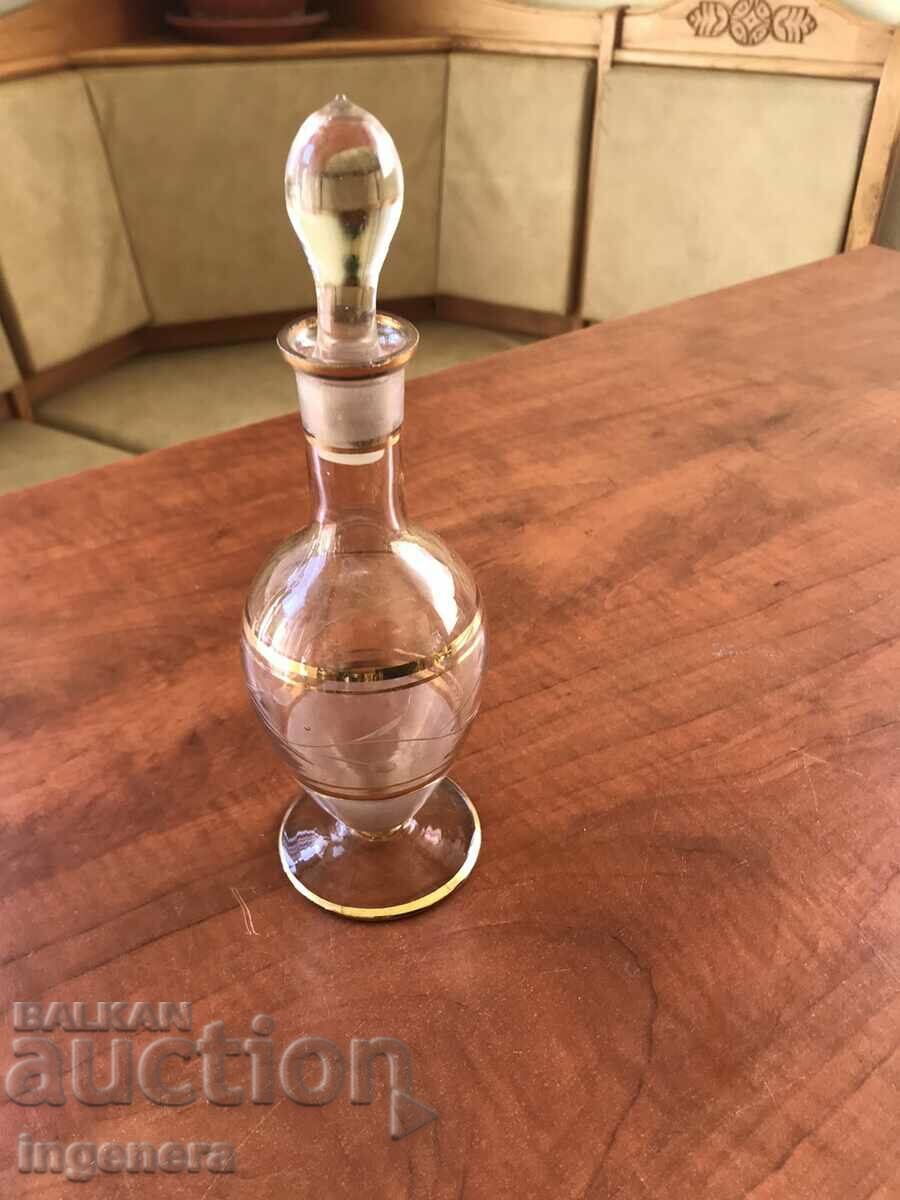 SOCA BOTTLE THIN WALL FOR BRANDY ENGRAVED GOLD