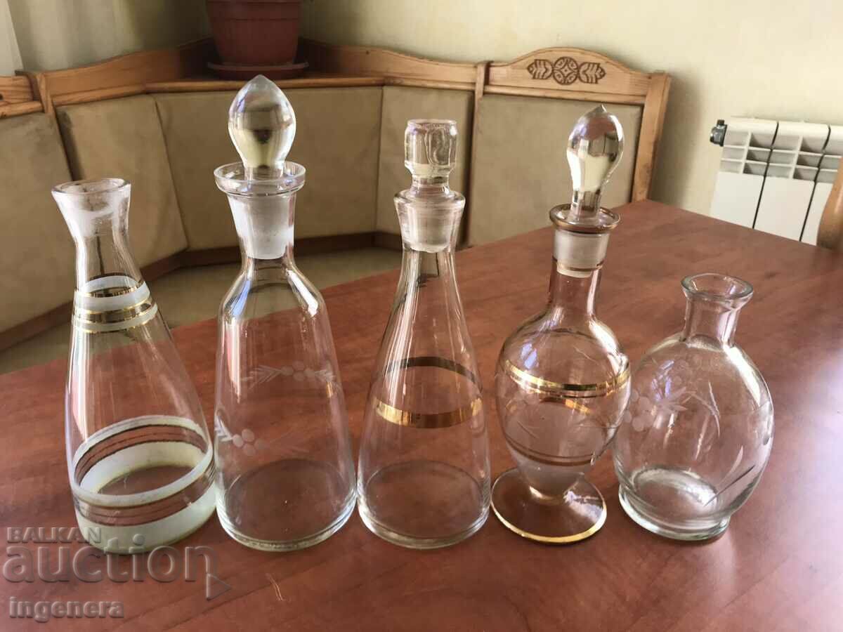 SOCA THIN-WALLED BRANDY BOTTLE, ENGRAVED - 6