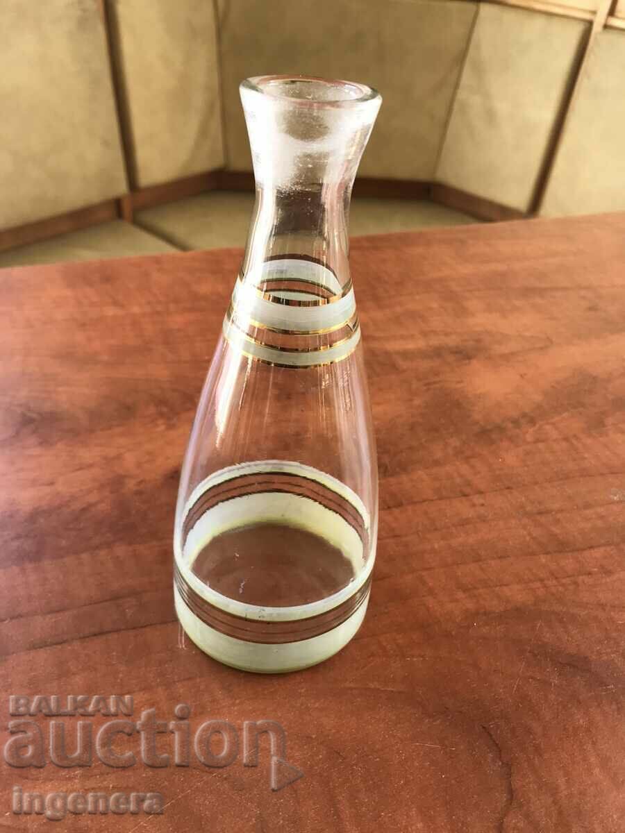 SOCA BOTTLE THIN WALL FOR BRANDY ENGRAVED GOLD